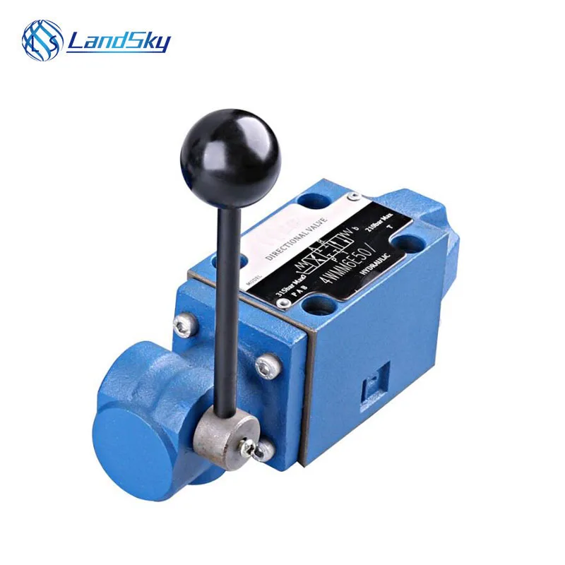 Hydraulic Directional Control Valve Manual Operation 2 Spool 4WMM6E50