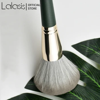 

Lalasis Makeup Brushes Set 14Pcs Green Sculpting Concealer Eye Kit Powder Foundation Eyeshadow Brush Beauty Make Up Tools