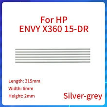 

For HP ENVY X360 15-DR For Laptop Rubber Feet Bottom Case Foot Pad DIY Case Rubber Wearproof Foot Pad 315mm /Silver-Grey