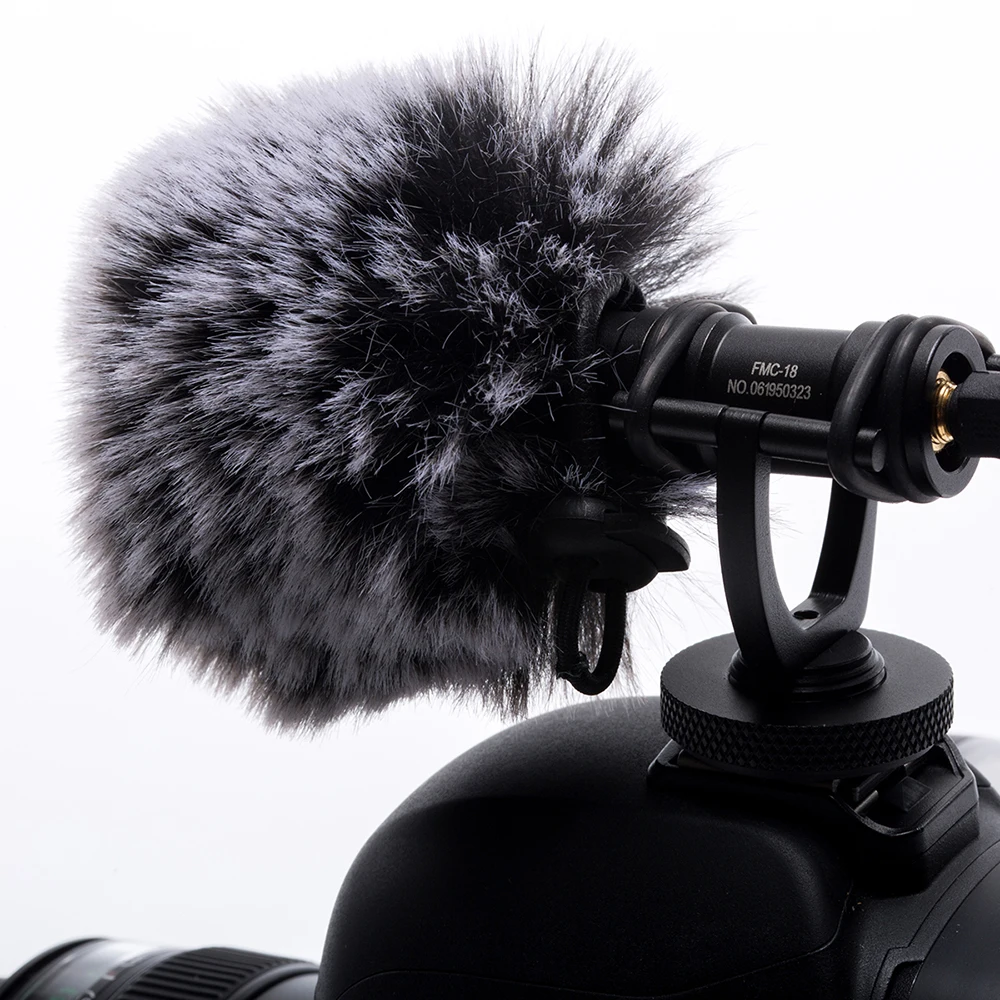 FMC-18 Мини конденсаторный видео Запись микрофон на камеру Vlogging для iPhone samsung Canon Nikon sony DSLR камеры s супер мини