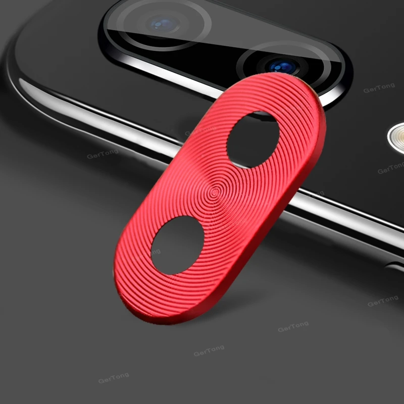 Red Цветной для Redmi Note 7 роскошный объектив камеры защитное кольцо покрытие алюминия для Xiaomi Redmi Note 7 Pro чехол для камеры кольцо - Цвет: Red