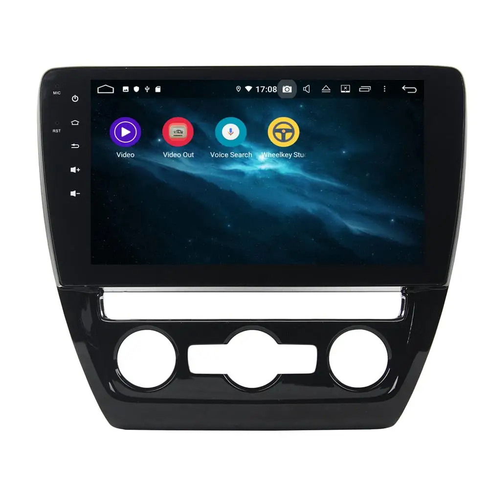 Discount Android 9 With DSP IPS For VW Sagitar 2015 2016 Full Touch Scree Car radio video player Multimedia GPS navigation accessories 1