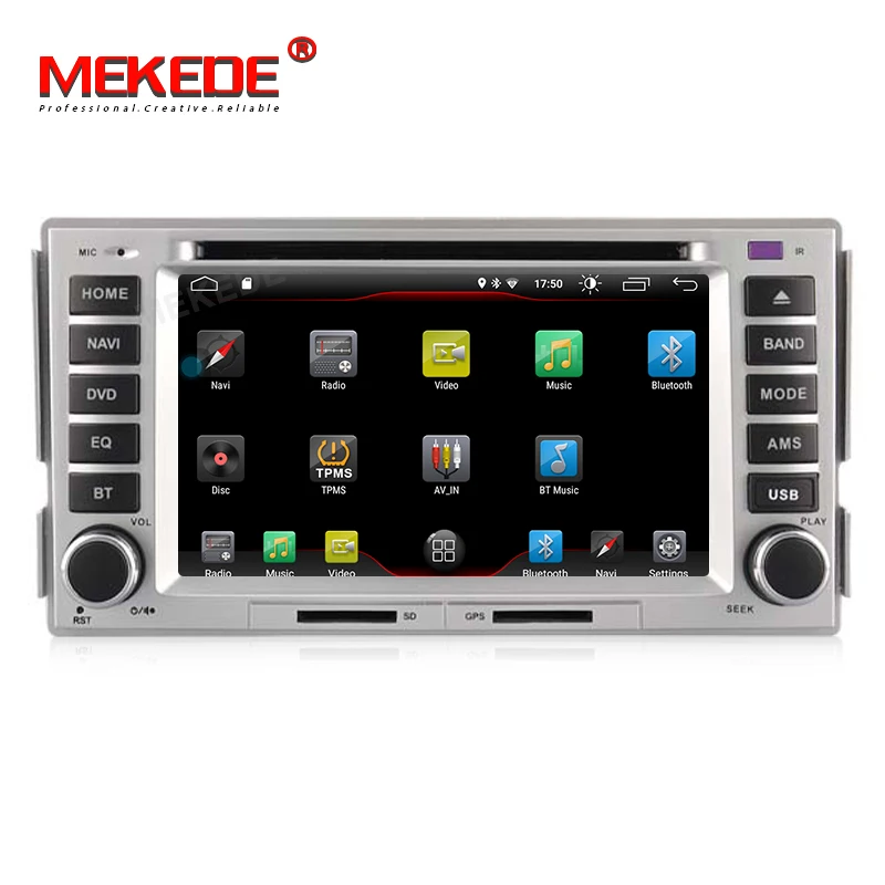 MEKEDE Android 9,0 автомобильный dvd-плеер для Santa FE 2008-2010 2 Din Автомобильный радио мультимедиа wifi стерео ips головное устройство