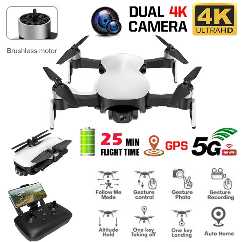 Дрон детский камера 4K HD Gps WiFi FPV 3 оси GPS | Игрушки и хобби