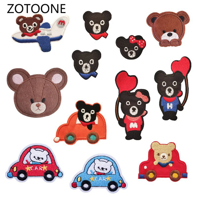 ZOTOONE мультфильм Животные патч железо на наклейки для одежды Jcaket значок Сделай Сам
