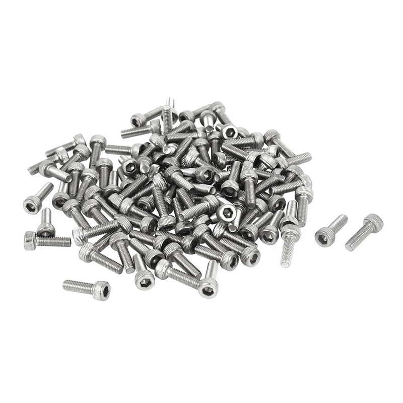13 мм длинные шестигранные винты со шляпкой из нержавеющей стали M3x10mm 100 шт
