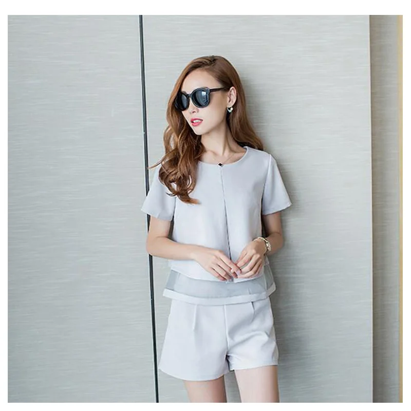 

2020 Fashion Retro Summer Set Fashion Short Sleeve T-Shirt + Shorts Two Piece Set XX140