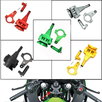 

Motorcycle Accessories Steering Stabilize Damper Bracket Kit Mounting Steering Support For Kawasaki Ninja 400 NINJA400 2018-2019