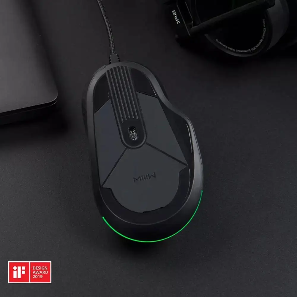 Xiaomi MIIIW Проводная игровая мышь 700G RGB цветная 6 кнопок светодиодный USB компьютерная мышь геймерские мыши 7200 dpi эргономичная геймерская компьютерная мышь