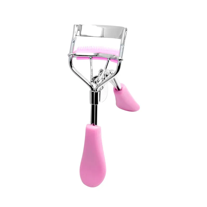 Pink 1 шт. Новые красочные объем косметические ресницы бигуди с расческой Пинцет завивки ресницы на клипсах макияж глаз инструменты красоты - Цвет: Pink