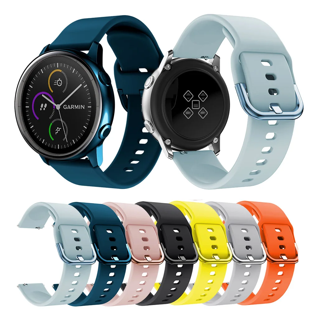 Сменный силиконовый ремешок для часов Garmin Forerunner 645 245 м браслет Vivoactive 3 умный