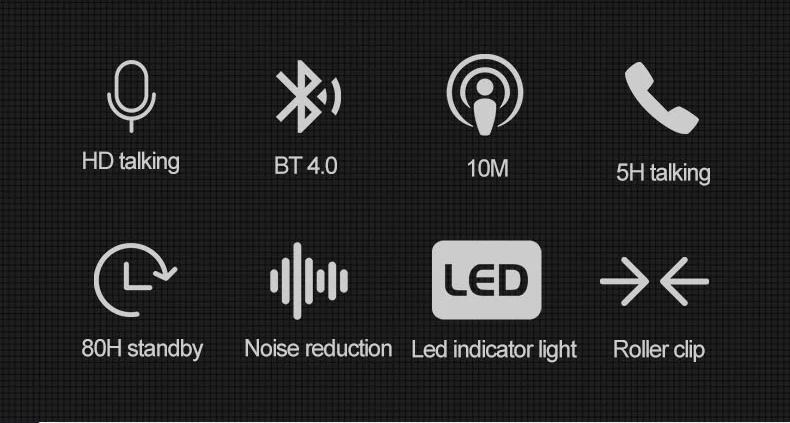 FINEBLUE F920 Wireless Earphone Bluetooth Handsfree Earbuds Headset Calls Remind Vibrator Wear Clip Driver for phone with Mic1