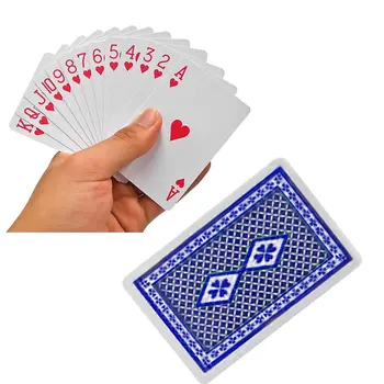

Poker Deck Adult Classic Cafe Bar Playing Card Gift Anti-scratch Game Board Portable Home Party Waterproof Frosted Entertainment