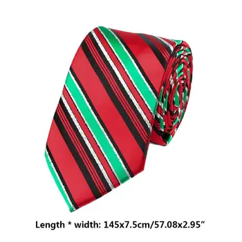 

Men Christmas Neckties Novelty Colorful Xmas Tree Santa Claus Printed Holiday 875B
