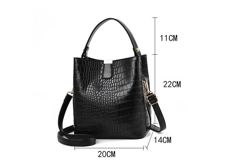 Женская Повседневная Большая женская сумка высокого качества PU женская бордовая черная сумка через плечо Прямая поставка FH076