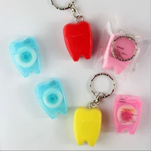 Рекламный брелок зубной формы зубная нить DF-16