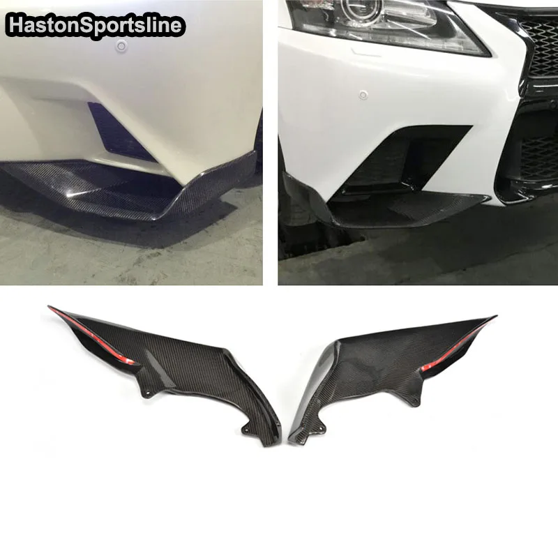 Передний бампер из углеродного волокна передний клапан для Lexus GS F Sport 2012 ~