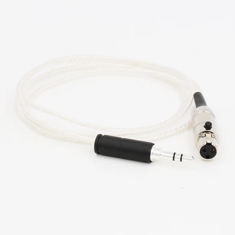 AK04 High quality Handmade 3 5mm 5N OFC Silver plated Headphone Upgrade Cable for K271 K272 K240 K242 K702 Q701