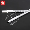 Sakura Gel rouleau stylo blanc couleur 0.5mm 0.8mm 1.0mm japon ► Photo 1/3