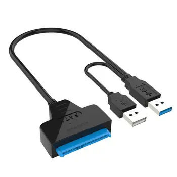 

2020 New High Quality USB 3.0 To SATA Data Cable High-speed Time-saving Hard Disk Connecting Power Cable