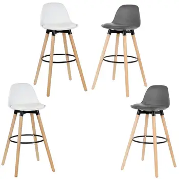

2pcs Simple Dining Chairs Modern Leisure Chair Nordic Bar Chair Home Furniture Dining Chair Simple Civilian Furniture HWC