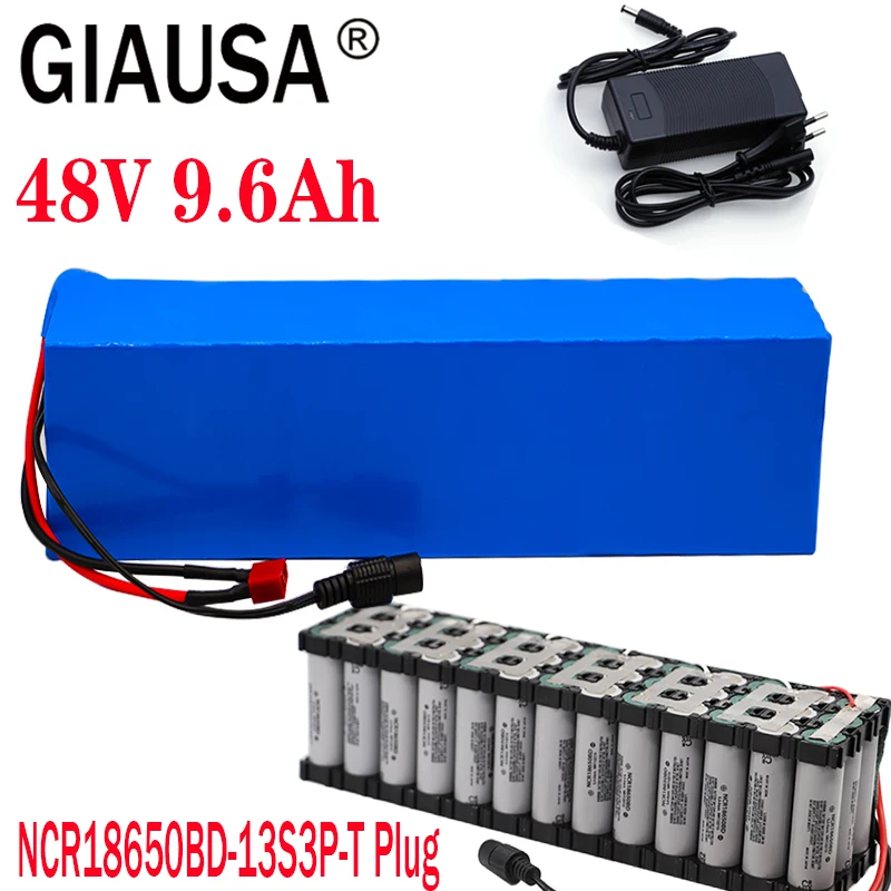 48v литий ионный аккумулятор 9.6Ah 1000w 13S3P комплект батарей для электровелосипеда 54 6 v