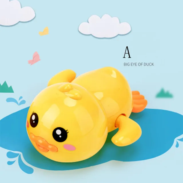 Bathroom Bath Shower Baby Clockwork Swimming Children Play Water Cute frog  Bathing Bathtub Toys For Kid 6