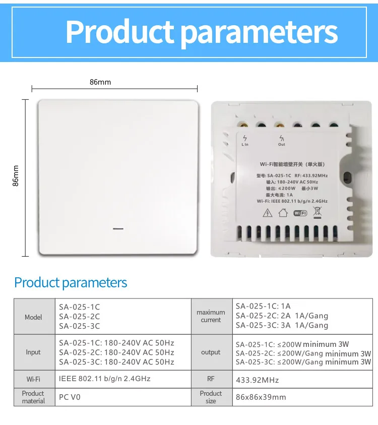 Lonsonho eWeLink RF Smart Wifi Переключатель 220 В кнопочный Модуль Автоматизации умного дома совместимый с Alexa Google Home Assistant Mini