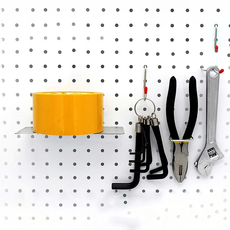 86 шт. Pegboard Крючки Органайзер ассортимент с металлическими крючками, Pegboard ящики и колышки замки