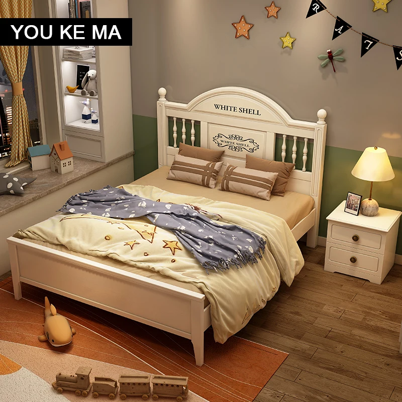 Lit De Princesse En Bois Massif Pour Enfants Style Moderne Pour Filles Lit Simple Pour Adolescentes Aliexpress