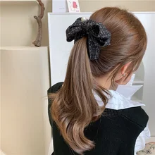 Accesorios para el cabello de moda para niñas, horquilla estilo coreano, Lazo de cinta bonito, Perla de imitación, pinza de pelo de plátano para mujeres 2021
