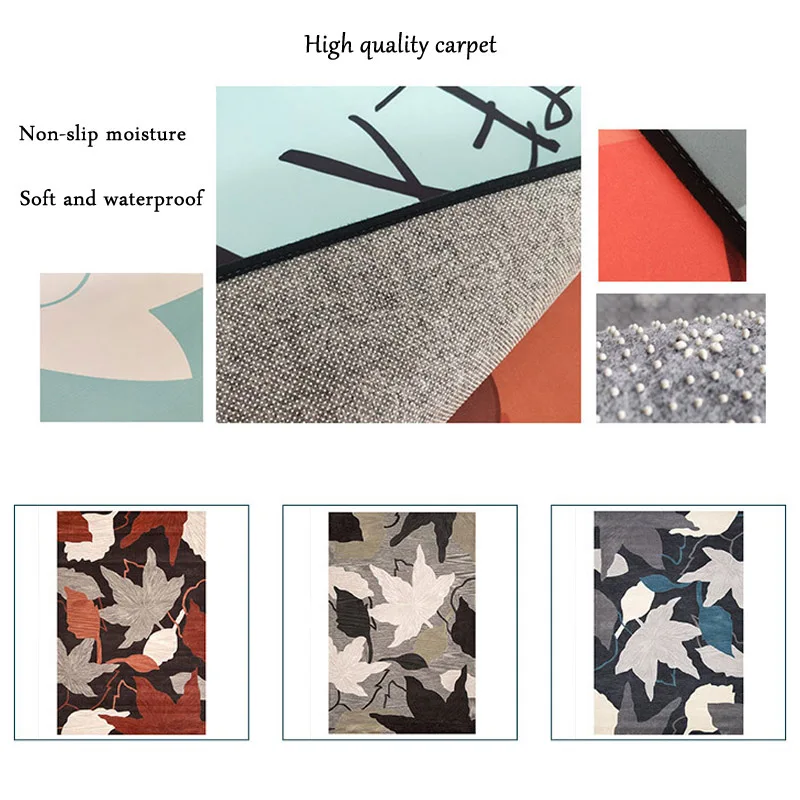 Soft Rug Indoor Modern Shag Area Mat Silky Rugs Bedroom Floor Mat Baby Nursery Rug Children Carpet Gray 120x160CM Gray