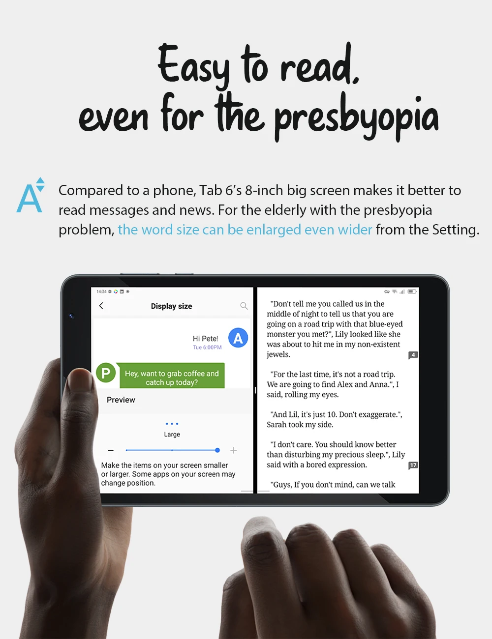 Blackview Tab 6 – 8-inch Android 11 Tablet, Unisoc T310 Quad Core, 3GB+32GB, 5580mAh Big Battery, 2MP+5MP Camera Description Image.This Product Can Be Found With The Tag Names Blackview tab 8 4g tablet, Blackview tab 8 inches, Blackview tab 8 movie, Blackview tab8 tablet, Tablet 8 inches blackview