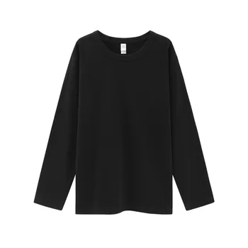 

2020 New Women's Cotton Round Neck Long Sleeve T-Shirt Bottoming Shirt