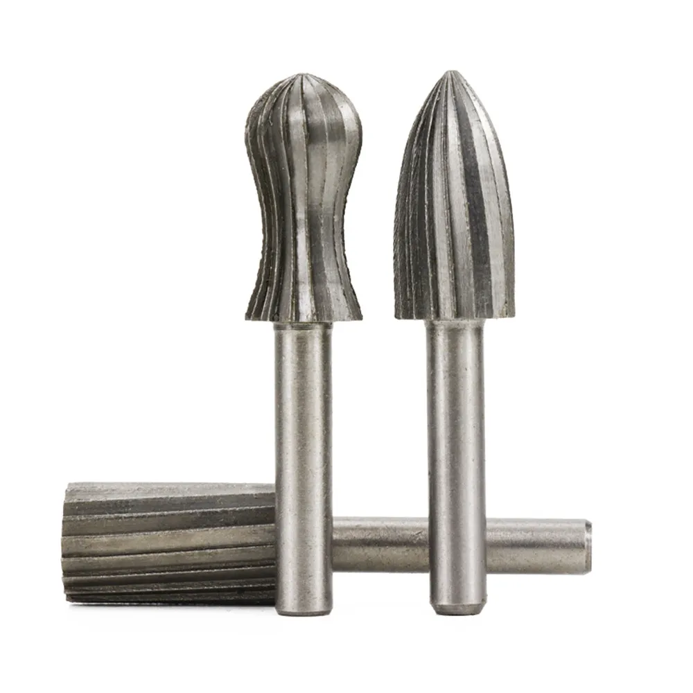 High Speed Steel Rotary Burrs 6Mm Shank Router Rasps for Metal