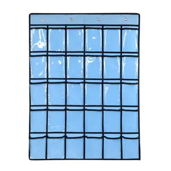 

30 Grids Hanging Jewelry Storage Bag for Door Rear Wall Cell Phone Jewelry Organize Accessories