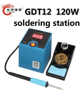 

Gudhep New T12 Soldering Iron Station 120W Thermostatic Soldering Rework Station T12 Soldering Iron Tips