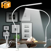 10W LED Clip Long Arm Desk Light Flexible Eye-protected Lamp For Bedroom Led Light 3-Level Brightness&3 Color 1