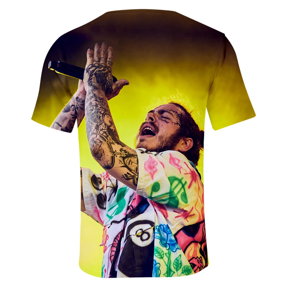 Футболка Singer post malone для мужчин/женщин,, модный принт, хип-хоп, летняя, крутая, с принтом, с короткими рукавами, уличные футболки, топы