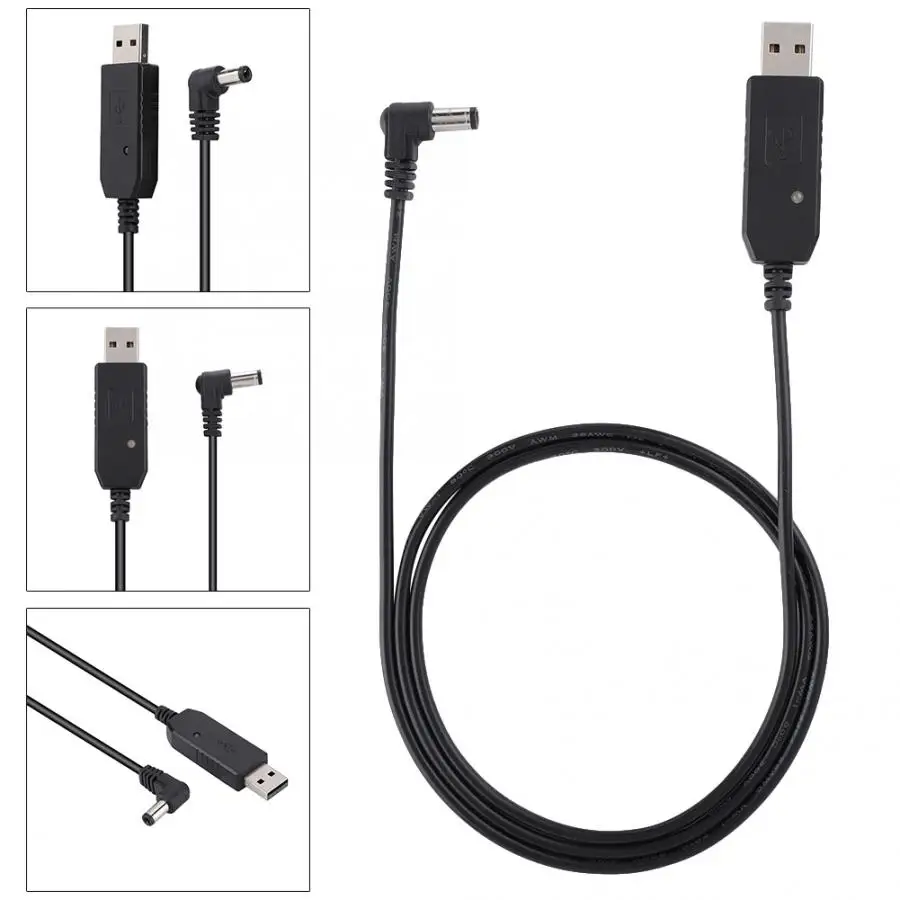 USB Зарядное устройство(9-10,8 V) трансформаторный кабель для Baofeng UV-5R UV-82 BF-F8HP UV-82HP UV-9R плюс USB Зарядное устройство трансформаторный кабель