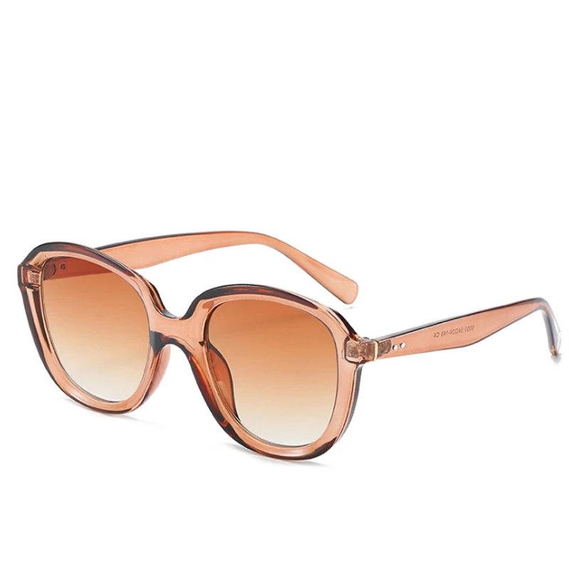 fashion trend sunglasses retro Europe and the round frame Maiding personality street shooting classic versatile sunglasses - Цвет линз: 4