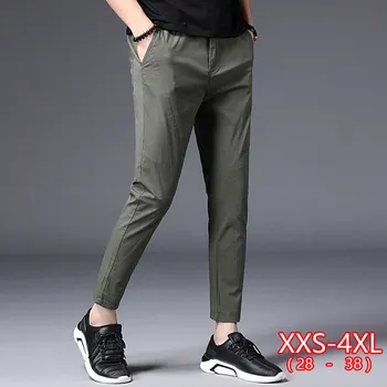 

Ankle Length Causal Harem Casual Pants Trousers Men Male Solid Slim Straight Business Classic Man Trouser Pantalon Homme Hombre