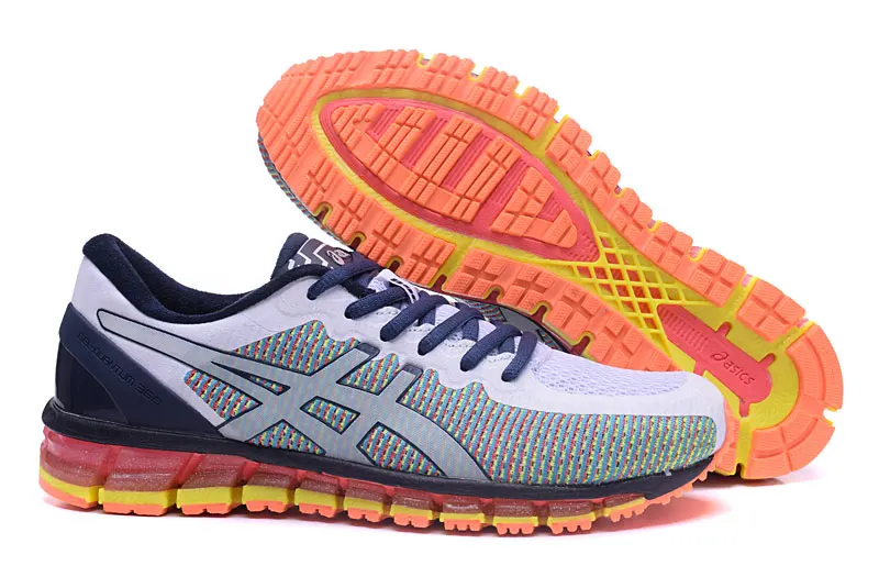 Новое поступление, оригинальные мужские кроссовки Asics Gel-Quantum 360, дышащие устойчивые кроссовки для бега, уличные теннисные кроссовки Hongniu
