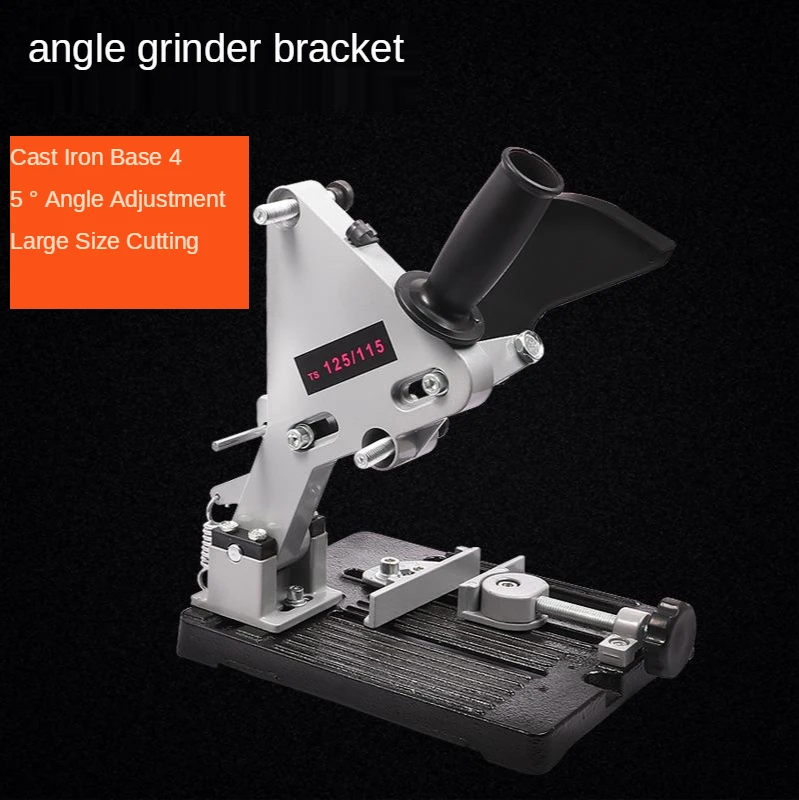 Multifunctional Solid Angle Grinder Rack Refitting Table Saw Cutting Hand Grinder Bracket Fixing Stand Angle Grinder Bracket reading shelf table top bookshelf iron stand hands free rack bracket adjustable textbook holder child multifunctional