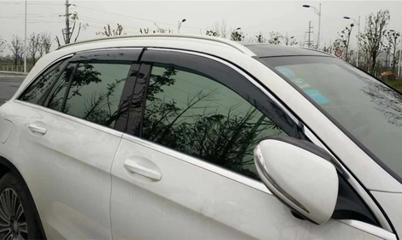 Plastic Exterior Visor Vent Shades Window Sun Rain Guard Deflector For TOYOTA Rav4 Car Accessories 4pcs car window visor car window deflectors