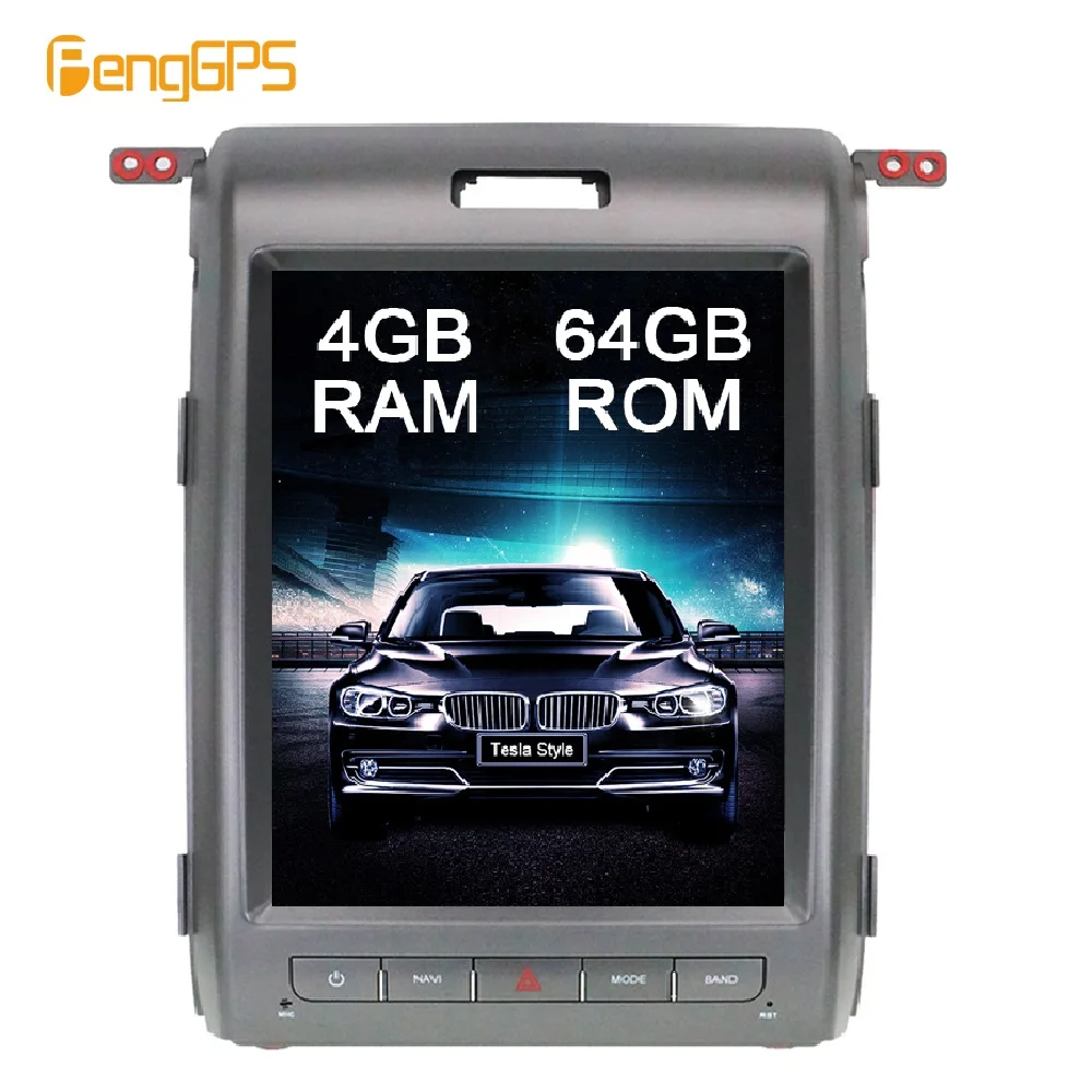 6 ядерный 12," Android 8,1 Тесла вертикальный экран для Ford F150 2009- gps навигация 4G+ 32G dvd-плеер встроенный CarPlay 4k блок