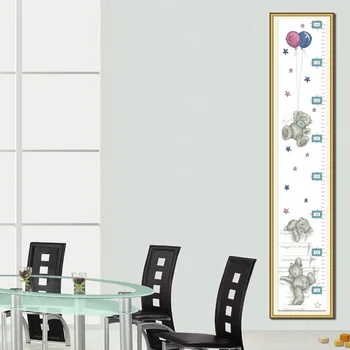

SG014 Height Chart Table With Length Scale Baby Counted Cross Stitch Kit Cross-stitching Package Cross Stich Gift to Your Baby