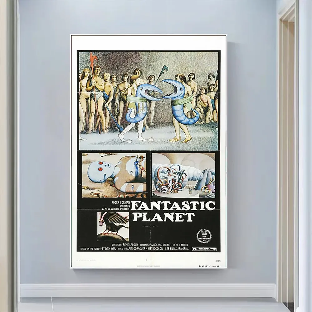 

V2282 The Fantastic Planet Vintage Classic Movie Wall Silk Cloth HD Poster Art Home Decoration Gift