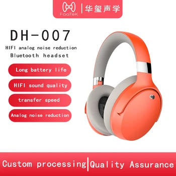 

Huaxi can wholesale wireless Bluetooth headset with printed LOGO custom 5.0 stereo noise reduction headset