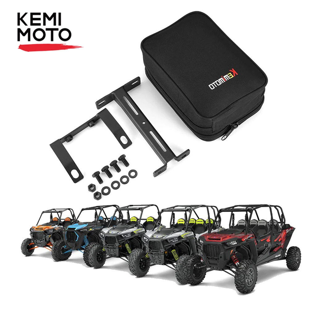 KEMIMOTO UTV подлокотник безопасный консоль центр хранения сумка для Polaris RZR 900 S 1000 S XP 1000 Turbo